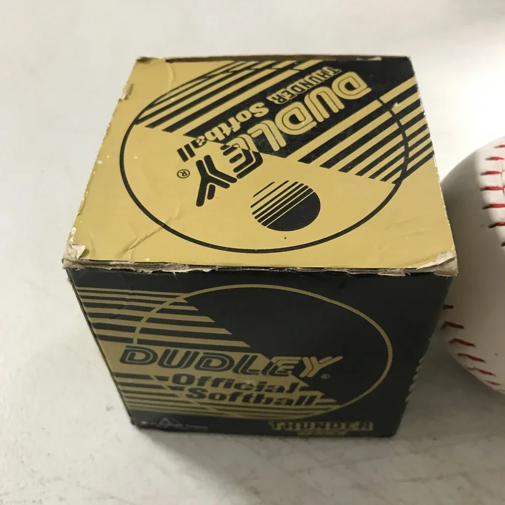 Vintage Dudley Softball Thunder MSP-47 White Officially Licensed